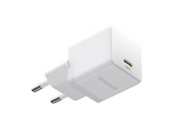 Cargador de pared - Baseus PALM, 20W, Tipo C, Carga ultrarrápida, Control de temperatura, Universal, Blanco Moon