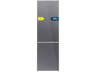 Frigorífico combi - Cecotec Bolero CoolMarket Combi 356 Grey Glass D, Total No Frost, 200 cm, 356 l, Inverter Plus, Puertas de cristal, Grey Glass