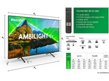TV LED 43 - Philips 43PUS8319, UHD 4K, Pixel Precise Ultra HD, Smart TV, DVB-T2 (H.265), Ambilight, Negro