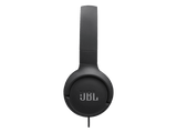 Auriculares - JBL Tune 520C, Cable, Circumaurales, USB-C, Micrófono, Plegable, Negro