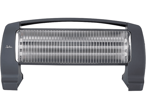 Estufa eléctrica - Jata JCES2201, Barras cuarzo, 1200 W, 3 temperaturas, Silenciosa, Gris