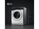 Lavadora carga frontal - AEG LFE6G54H2B, 10.5 kg, 1400 rpm, 10 programas, Ciclo rápido 45 min, Higiene con Vapor, Blanco