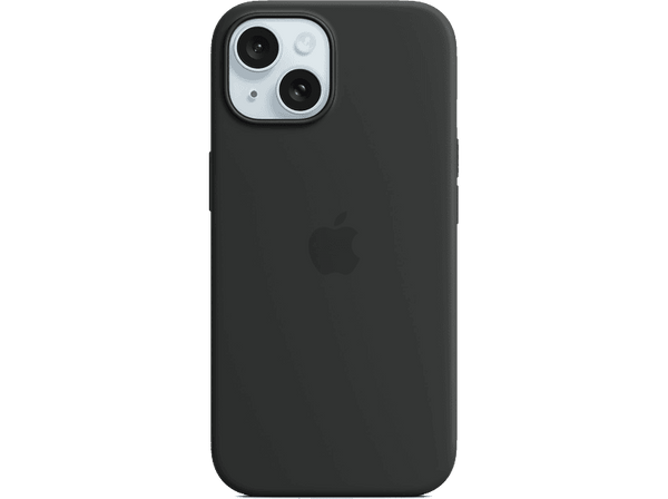 Apple Funda de Silicona con MagSafe para el iPhone 15, Negro
