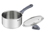 Cazo - Tefal Daily Cook G7122, 1.5 l, 16 cm, Acero Inoxidable, Tapa erguida, Mangos ergonómicos antiquemaduras, Apto lavavajillas