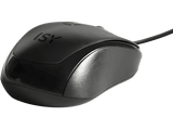 Ratón - Isy ICM-1000-1, Cable, 1000 dpi, 3 Botones, Fácil Conexión Plug&Play, Negro
