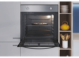 Horno - Candy Idea FIDC X100,  Estático, Esmalte fácil de limpiar,70 l, Mandos Mecánicos, 60 cm, Inox
