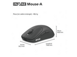 Ratón gaming - Sony INZONE Mouse-A, Inalámbrico, Ultraligero 48,4g, Frecuencia sondeo 8000Hz, Interruptor óptico, 90h, USB-C, PC, FPS Esports, Negro