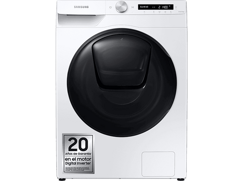 Lavadora secadora - Samsung WD80T554DBW/S3, 8kg, 5 Kg, 1400 rpm, AddWash, IA con SmartThings™, Blanco