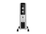 Radiador - ok. 912024, 2000W, 3 niveles de potencia, 9 elementos, Hasta 20m2, Asa, Ruedas, Protección sobrecalentamiento, Blanco