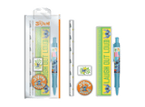 Pack papelería - Sherwood Lilo & Stitch, 1x Lápiz, 1x Estuche de plástico, 1x Regla, 1x Sacapuntas, 1x Goma de borrar