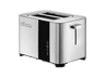 Tostadora - Ufesa Duo Deluxe, 850 W, 2 Ranuras, 2 Rebanadas, 7 Niveles de Tostado, Pantalla digital LCD, Acero inoxidable negro
