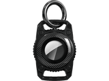 Funda AirTag - ISY IAT-5100-BK, Llavero, Para Apple AirTag, Para animales, Impermeable, Silicona, Metal, Negro