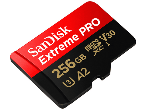 Tarjeta Micro SDXC - SanDisk Extreme PRO, 256GB, Hasta 200 MB/s, UHS-I, U3, V30, A2, 4K UHD y Full HD, Negro