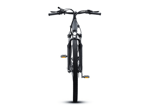 Bicicleta de Montaña - smartGyro Senda 2, Potencia 250W, Velocidad máx. 25 km/h, Autonomía 60km, 7 Velocidades, Eléctrica, Gris/Azul