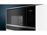 Microondas - Siemens BE525LMS0, integrable, Grill 1000 W, 20 L, Reloj electrónico programable