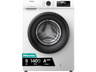 Lavadora carga frontal - Hisense WF1Q8041BW, 8 kg, 1400 Rpm, Función Vapor, Eficiencia A-20%, Blanco