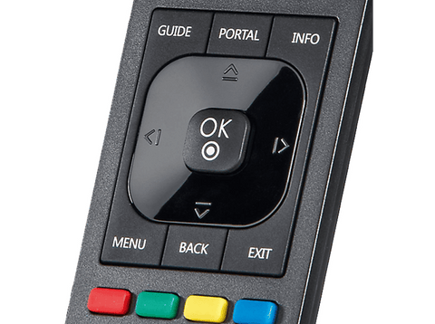 Mando a distancia - Hama 00221061, Compatible con LG, 52 botones, Funciona con pilas AAA, Negro