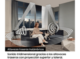 Barra de sonido - Samsung HW-Q990C/ZF, Bluetooth, Dolby Atmos inalámbrico, 41W, 11.1.4 canales, Compatible con asistentes de voz, WiFi, Negro