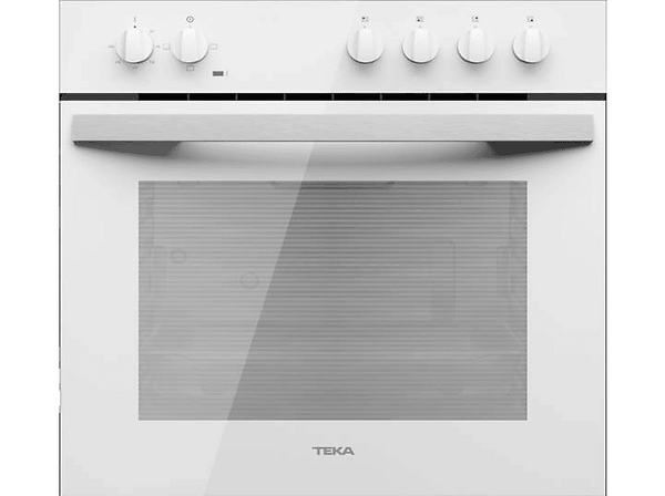 Horno - Teka HBE 490 ME, Convencional, 72 l, 60 cm, Puerta dos cristales, Blanco