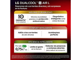 Aire acondicionado Split 1 x 1 - LG MAGNA09LX, 2150 fg/h, WiFi, Freeze Cleaning, Blanco