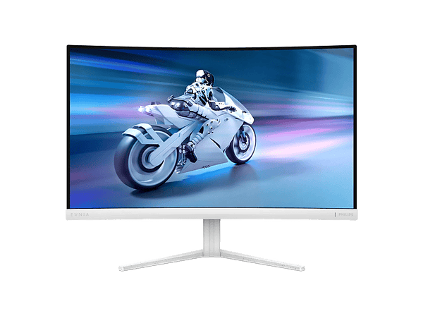 Monitor gaming - Philips 27M2C5201L/00, 27" Full-HD, 180 Hz, 1 ms GtG, VA, Curvo, HDR10, tecnología AMD FreeSync™, Blanco