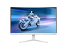 Monitor gaming - Philips 27M2C5201L/00, 27" Full-HD, 180 Hz, 1 ms GtG, VA, Curvo, HDR10, tecnología AMD FreeSync™, Blanco