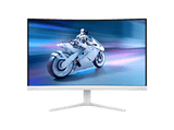 Monitor gaming - Philips 27M2C5201L/00, 27 Full-HD, 180 Hz, 1 ms GtG, VA, Curvo, HDR10, tecnología AMD FreeSync™, Blanco