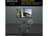Cámara - Sony Bravia Cam CMU-BC1, Accesorio de TV para Bravia TV, Web Cam X1, Con conexión USB, Negro