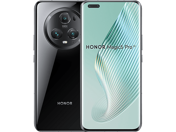 Móvil - Honor Magic5 Pro, Black, 512 GB, 12 GB RAM, 6.81" Full HD+, Qualcomm Snapdragon® 8 Gen 2, 5100 mAh, Android