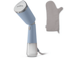 Plancha de vapor vertical - Philips Serie 5000 STH5020/20 1300W, Salida vapor 24 g/min, 120 ml, Calentamiento 35s, Cabezal Inclinable, Anti Bacterias