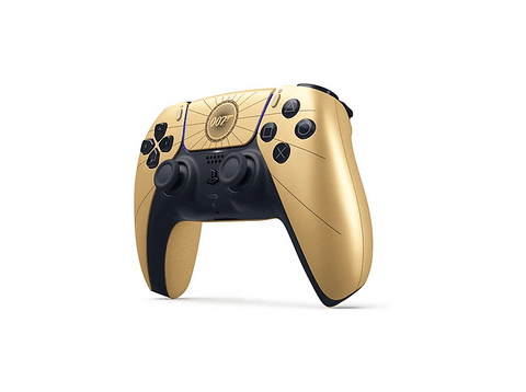 Mando PS5 - Sony DualSense®: Edición Limitada 007 First Light™, Compatible con Mac, PC y smartphones, Inalámbrica, Retroalimentación háptica, Dorado
