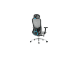 Silla gaming - Newskill Nue, Reposabrazos 3D (ajustable en altura, anchura y profundidad), Carga máx. 150 kg, Malla Transpirable Premium, Gris