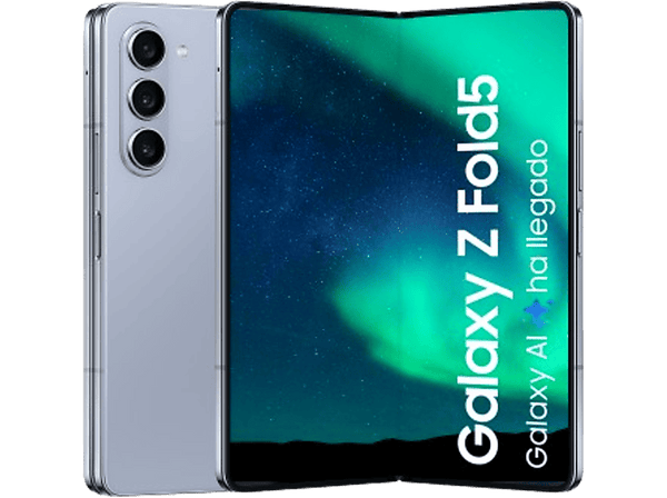 Móvil - Samsung Galaxy Z Fold5 5G, 512GB, 12GB RAM, Azul, 7.6" QXGA+, Plegable, Qualcomm Snapdragon, 4400 mAh, Android 13