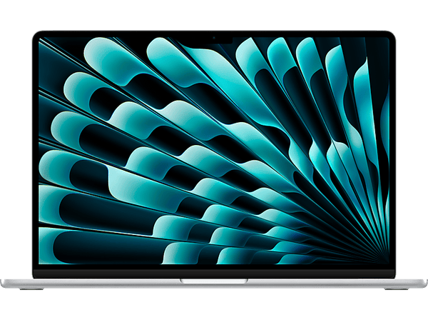 Apple MacBook Air (2024), 15,3", Chip M3, GPU de 10 núcleos, 8 GB RAM, 256GB de SSD, Teclado Magic Keyboard Touch ID, macOS, Plata