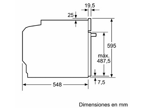 Horno - Balay 3HB4841X3, Serie Acero, Multifunción, Pirolítico e hidrolítico, 71 l ,Serie Acero, Raíles telescópicos,60 cm, Inox