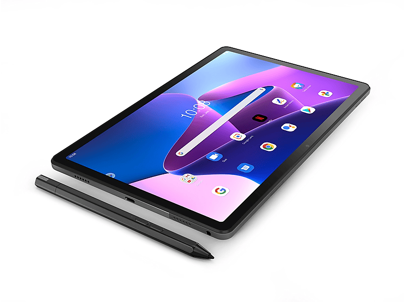 Tablet - Lenovo Tab M10 Plus (3rd Gen) 2023, 128GB, Storm Grey, 10.6  DCI 2K, 4GB RAM, QuaKlcomm® Snapdragon™ SDM680, Android, Funda+Lápiz Incluido