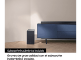 Barra de sonido - Samsung HW-C450/ZF, Bluetooth, Subwoofer inalámbrico incluido, 25W, Sonido Inteligente Lite, Modo Juego, Negro