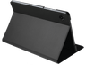 Funda tablet - Silver HT Samsung A9+, Para 11", Poliuretano y Microfibra, Antideslizante, Negro