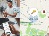 Tarjeta rastreadora - Eufy SmartTrack Link, Apple, Alertas Instantáneas de Objetos Perdidos, Alarma Potente, Negro