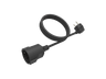 Alargador - ISY IPX-1230-B, 3m, Compatibilidad Universal, Negro