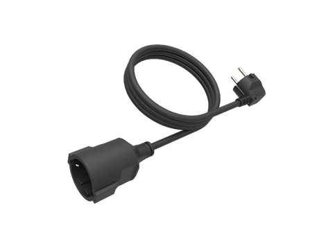 Alargador - ISY IPX-1230-B, 3m, Compatibilidad Universal, Negro
