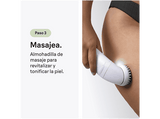 Depiladora - Braun Silk·épil 7 7-081 SkinSpa, Tecnología MicroGrip, Luz SmartLight, Wet&Dry, Piel suave duradera, Todo en uno, Plata
