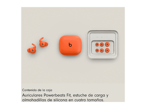 PowerBeats Fit (2025), Auriculares deportivos inalámbricos, True Wireless con aletas Secure-Fit, Apple, Android, Rosa
