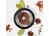 Molinillo de café - Taurus Aromatic Potencia 150W, Depósito de cafe de 50g, Inox