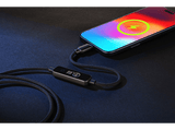 Cable USB - CellularLine Power View IQ Cable USB C, Carga rápida, 240 W, Universal, Negro