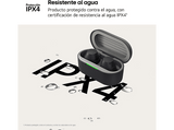 Auriculares True Wireless - LG BUDS, 30 h, Resistencia al agua IPX4, Cancelación de ruido, Negro
