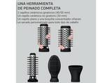 Moldeador - Rowenta Brush Activ UB9540, Cepillo giratorio de aire caliente, 2 cepillos giratorios, 1000 W, Diseño Ergonómico, Negro
