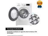 Lavadora secadora - Samsung WD80T4046EE/EC, 8 kg/5 kg, 1400 rpm, EcoBubble™, Programas de vapor, Blanco
