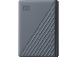 Disco duro externo 6TB - WD My Passport, Portátil, HDD, USB 3.2, Compatible con USB-C, Gris