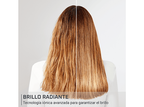 Plancha de pelo - Rowenta Ultimate Experience Thermocare SF8120F0, Tecnología iónica, Revestimiento titanio, 210º C, 5 temperaturas, Panel LED, Negro